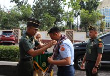 Penyambutan Kedatangan Kepala Pengadilan Militer I-05Pontianak