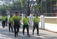 Jalan Santai Personil Pengadilan Militer I-05 Pontianak