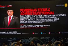 KADILMIL I-05 PONTIANAK MENGIKUTI PEMBINAAN TEKNIS DAN ADMINISTRASI YUDISIAL OLEH PIMPINAN MAHKAMAH AGUNG RI