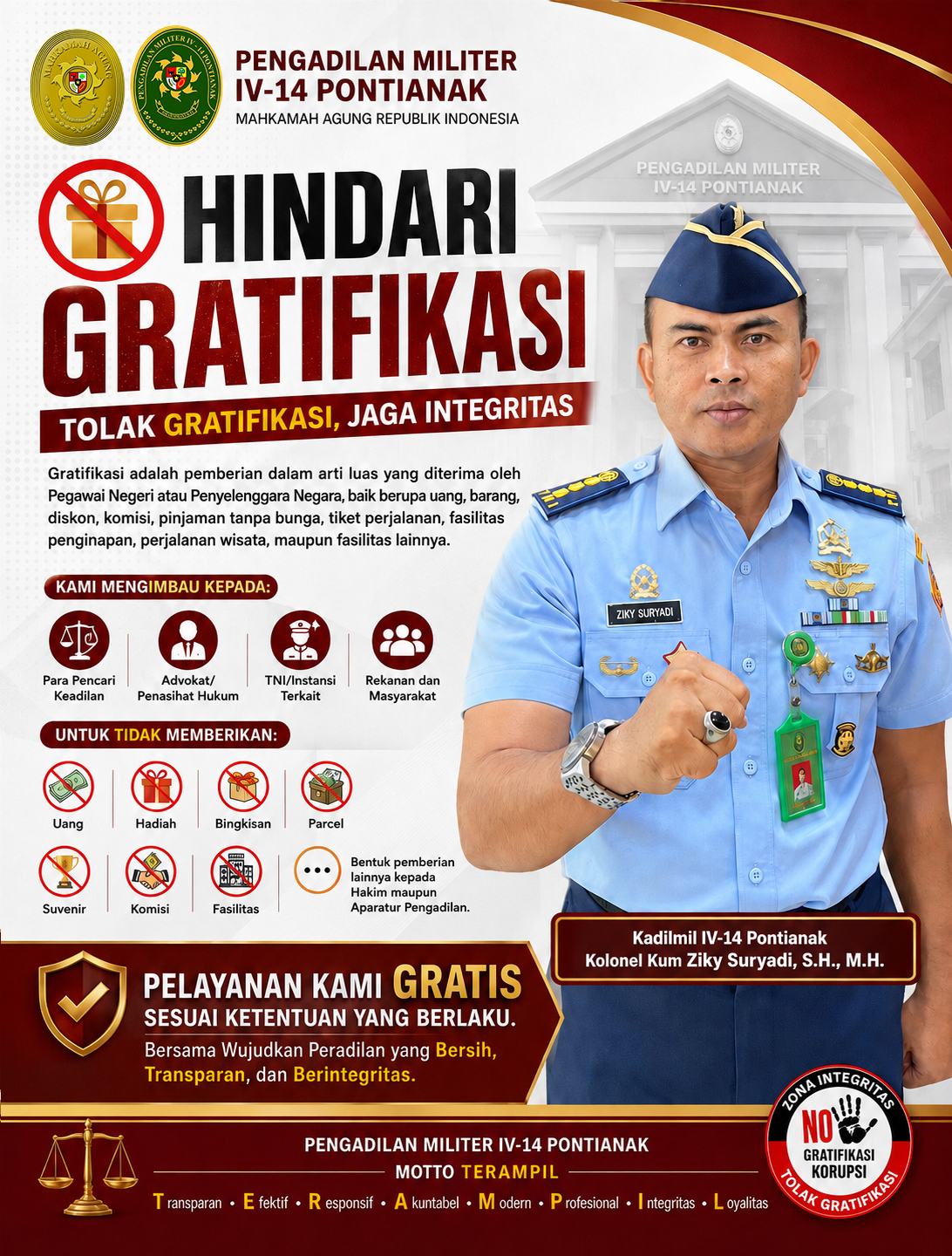 Poster Gratifikasi