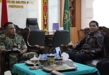Kunjungan kerja Sekretaris Dirjen Badimiltun
